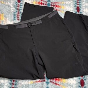 The north face mens outdoor black pants